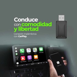 Adaptador inalambrico para carplay y android auto