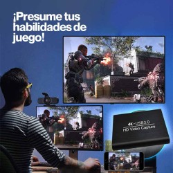 Capturadora de video HDMI 4K