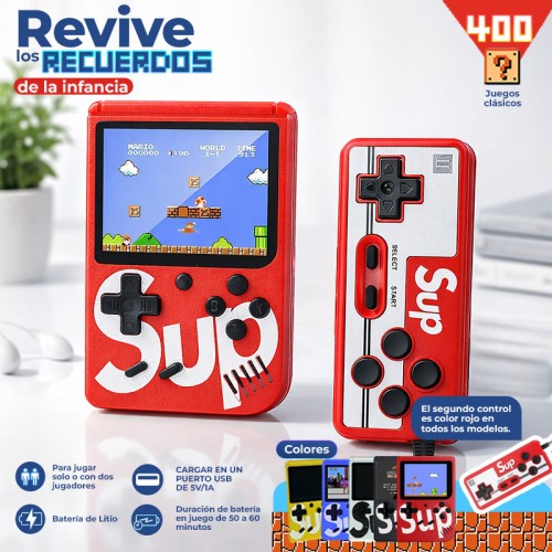 Consola retro para dos jugadores