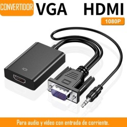 VGA A HDMI (Convertidor)  VGA A HDMI (Convertidor)