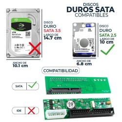 Enclosure para disco duro 2.5