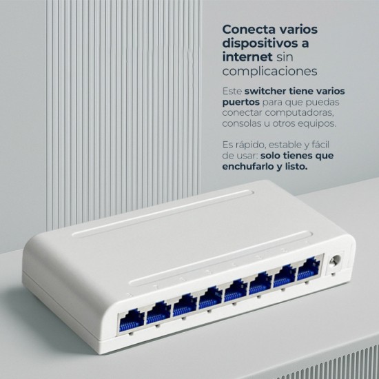 Switcher 8 Puertos Gigabit