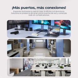 Switcher 5 Puertos Gigabit