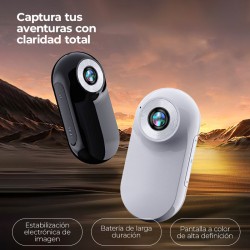 Cámara deportiva Full HD con Micro SD de 128GB
