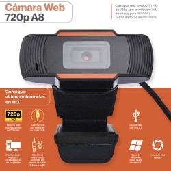 Cámara Web 720p A8