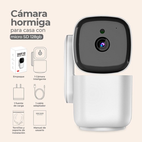 Cámara hormiga para casa con micro SD 128GB Cámara hormiga para casa con micro SD 128GB