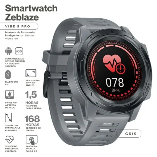 Smartwatch Zeblaze Vibe Pro Guatemala