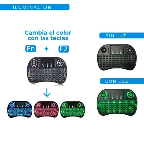 Wireless Keyboard Teclado Inalambrico Lg Smart Tv Android Tv Box