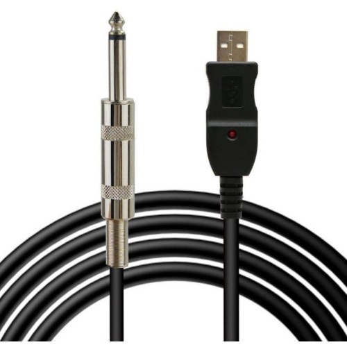 Cable 6.5mm a USB para instrumento