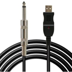 Cable 6.5mm a USB para instrumento