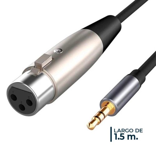 Cable XLR a plug