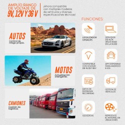GPS 4G para carro, moto o camión