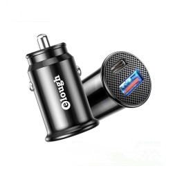 Cargador para carro de Carga rápida tipo C + USB 