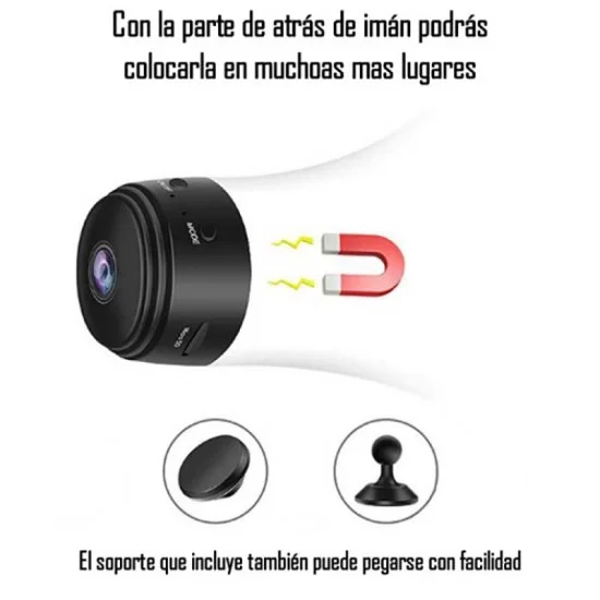 Mini Camaras Espias Con Audio y Video WiFi 4K HD Para Seguridad De Casas  Carro