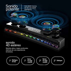 Bocina Gaming RGB con teclas mecánicas SH39 Bocina Gaming RGB con teclas mecánicas SH39