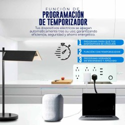 Regleta inteligente wifi con 6 enchufes Regleta inteligente wifi con 6 enchufes