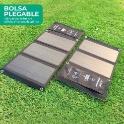 Cargador portátil de carga rápida 21W solar