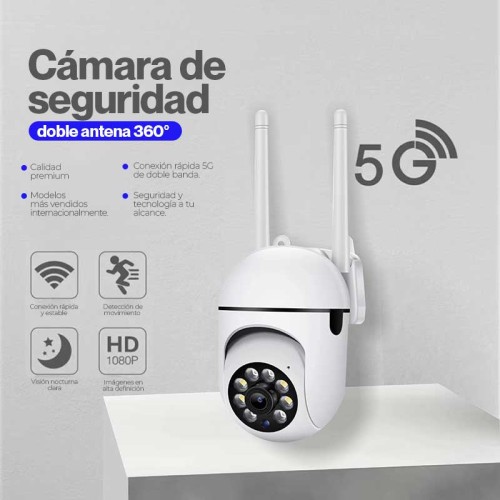 Camara de seguridad doble antena 360° Camara de seguridad doble antena 360°