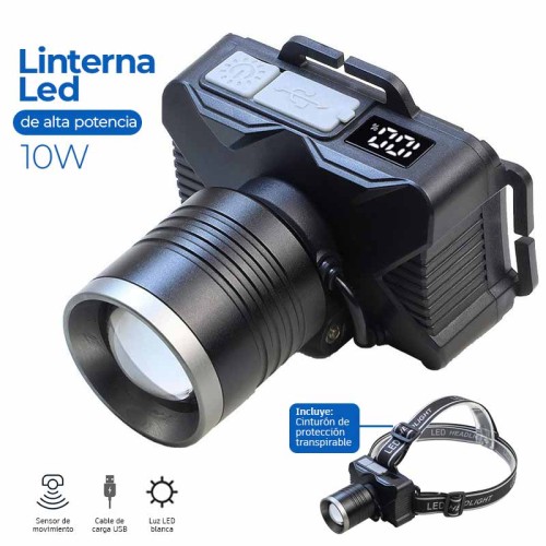 Linterna LED de alta potencia 10W