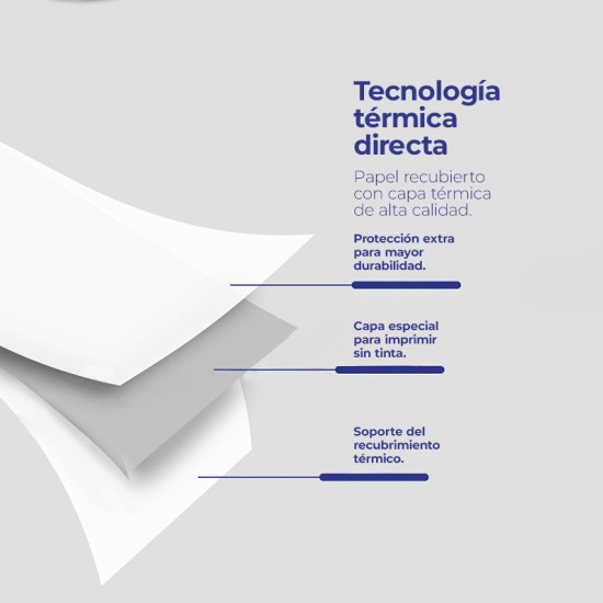 Papel térmico (Set de 10 rollos) Papel térmico (Set de 10 rollos)