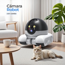 Cámara robot con ruedas