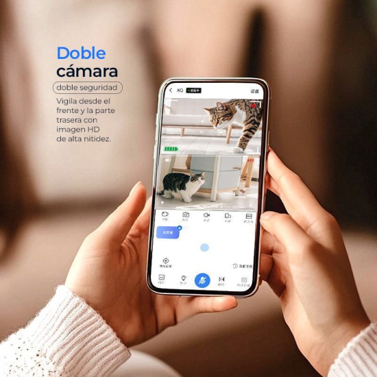 Cámara robot con ruedas