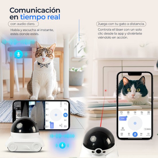 Cámara robot con ruedas