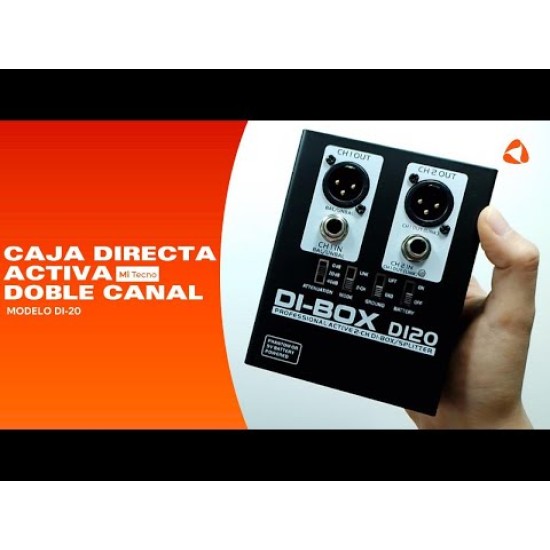Caja directa activa doble canal DI-20