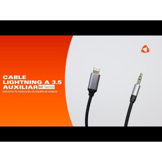 Cable lightning a 3.5 auxiliar