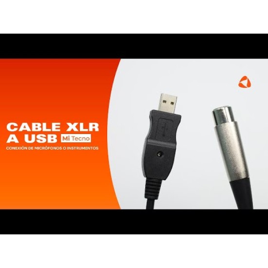 Cable XLR a USB